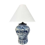Delft Faience Table Lamp