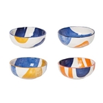 Abstract Porcelain Pinch Bowl Set