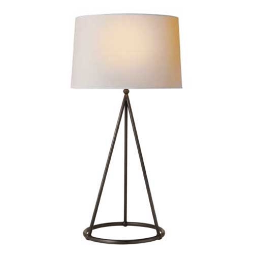 William Laman Furniture.Garden.Antiques Iron Tripod Table Lamp