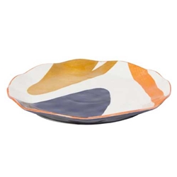 Abstract Porcelain Dinner Plate
