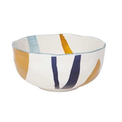 Abstract Porcelain Serving Bowl