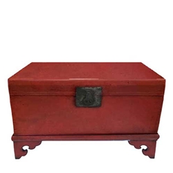 Chinese Lacquer Trunk