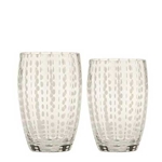 Italian Transparent Perle Tumblers