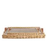 Rectangular Wicker Trays