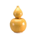 Chinese Yellow Gourd Vase