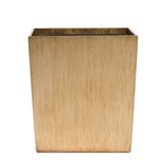 Gold Leaf Wastebasket