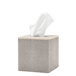 Faux Shagreen Tissue Box