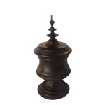 English Treenware Lidded Jar