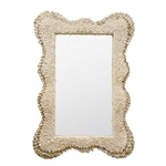 White Shell Mirror