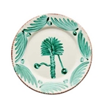 Green Portuguese Talavera Plate