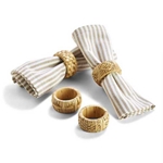 Woven Cane Napkin Rings