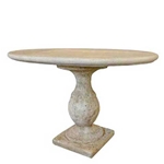 Oval Balustrade Stone Table