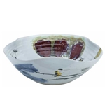 Oxblood Lotus Bowl