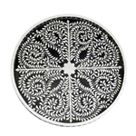 Bone Inlay Round Palace Tray