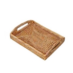 Honey Rattan Morning Tray; Sm.