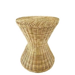 Wicker Hour Glass Table