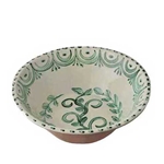 Green Portuguese Talavera Bowl