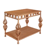 Kenan Wicker Side Table