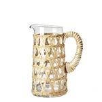 Natural Lattice Glass Pitcher