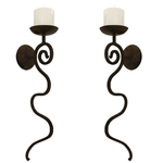 Pair French Iron Appliques