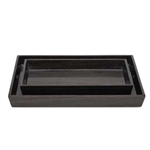 Deco Ebonized Oak Trays