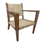 French Rope Arm Chairs