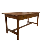 French Walnut Library Table