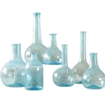 Aquamarine Vintage Vase Set