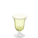 Green Tulip Goblet