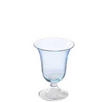 Aqua Tulip Goblet