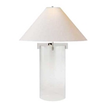 Crystal Column Table Lamp