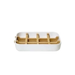 White Plant Fiber Soap Dish