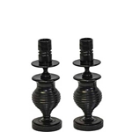 Pair Ebony Candlesticks