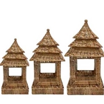 Wicker Pagoda Lantern