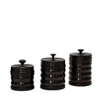 Ebony Covered Vessel