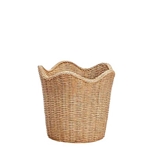 Basketweave Scallop Cachepot