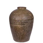 Chinese Brown Glazed Jar