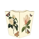 Magnolia Peony Wastebasket