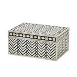 Bone Inlay Chevron Box