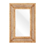 Rattan Peel Framed Mirror