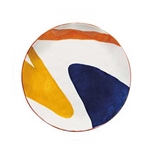 Abstract Porcelain Dinner Plate