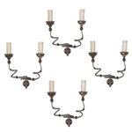 Set of Four Italian Candelabra