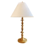 French Gilt Bronze Sculpture Lamp