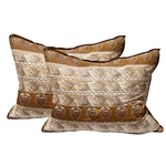 Pair Indian Batik Pillows
