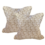 Pair Roselle Safron Pillows