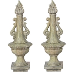 Pair Garden Torcheres