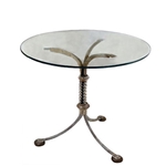 Pair English Steel Ship Tables