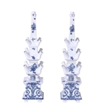 Pair Pagoda Style Tulipieres