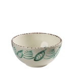 Green Portuguese Talavera Bowl; Sm.