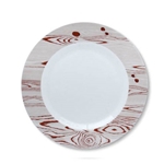 French Faux Bois Plate Set